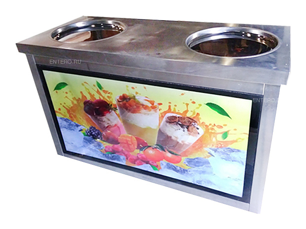 Фризер для жареного мороженого Foodatlas KCB-2Y (световой короб)
