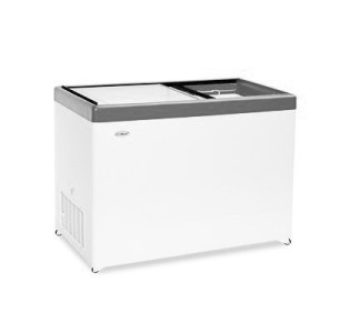 Ларь морозильный СНЕЖ МЛ-400 (серый)