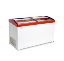 Ларь морозильный  СНЕЖ МЛГ-500 (красный)
