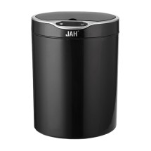 Ведро для мусора сенсорное, круг, Foodatlas JAH-6111, 12 л (черный)