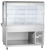 Прилавок-витрина холодильный Abat ПВВ(Н)-70 КМ-С-01-НШ