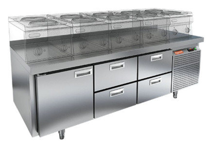 Стол холодильный HiCold GN 122/TN LT