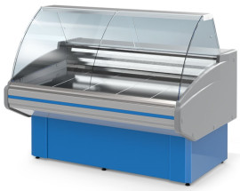 Витрина среднетемпературная Гольфстрим Двина CS 180 ВС голуб.