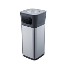 Урна уличная квадратная, пепельница, JAH-3222, 25л
