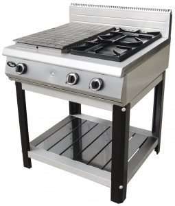 Плита газовая Гриль-мастер Ф4ЖТЛСПГ (1+2) (на подставке)