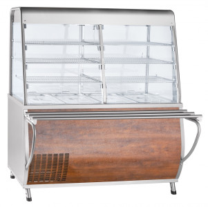 Прилавок-витрина холодильный Abat ПВВ(Н)-70Т-С-01-НШ
