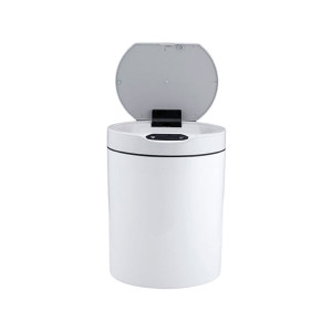 Ведро для мусора сенсорное, круг, Foodatlas JAH-6111, 12 л (белый)