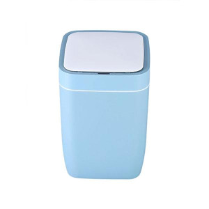 Ведро для мусора сенсорное, квадрат, Foodatlas JAH-6811, 8 л (синий)