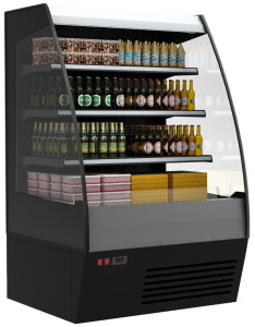 Горка холодильная Полюс F16-08 VM 1,0-2 0020 стеклопакет (Carboma 1600/875 ВХСп-1,0) 9006