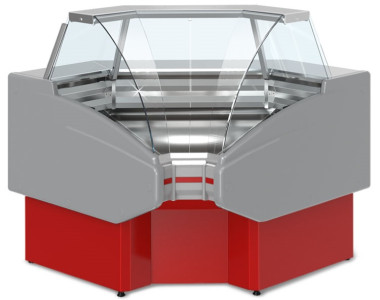 Витрина среднетемпературная Гольфстрим Двина CS УВ90 ВС красн.