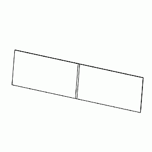 Раздвижные стеклянные двери (на полозках)