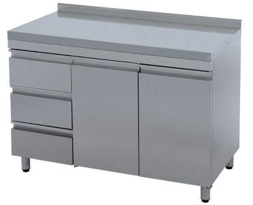 Стол-тумба АТЕСИ СТ-3/1200/600 (с ящиками)