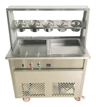 Фризер для жареного мороженого Foodatlas KCB-2F (контейнеры, 2 компрессора)