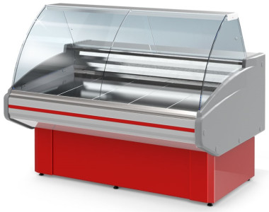 Витрина среднетемпературная Гольфстрим Двина CS 240 ВС красн.