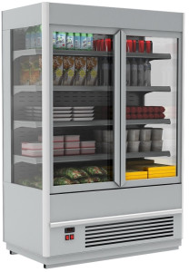 Горка холодильная Полюс FC20-07 VV 1,0-1 (распашные двери стекл фронт)