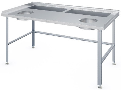 Стол для обработки овощей АТЕСИ СО-С-2-1500.800-02