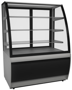 Витрина кондитерская Полюс K70 VV 0,9-1 9006-9005 (ВХСв-0,9д Carboma Люкс ТЕХНО)