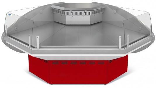 Витрина среднетемпературная Марихолодмаш Илеть ВХСо-УН (угол наружный)