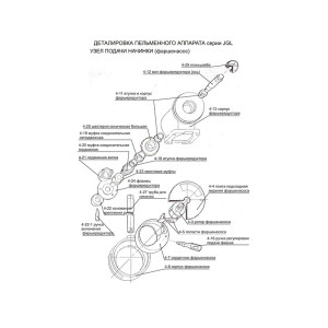 Лопасти фаршевого насоса для 3-х лопастного ротора (70-34))